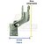 SUPORTE DO ESTABILIZADOR LEVANTE HIDRALICO (LADO ESQUERDO - ORIGINAL) - VALTRA BH140 / BH140 HI / BH145 / BH160 / BH160 HI / BH165 / BH180 / BH180 G2 À 1780 G2 - 80836220 - Imagem 5