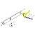 PINO DO TENSOR DO CONTRAPESO RETRO MASSEY FERGUSON 96 - MAXION MX 750 - 024000 - Imagem 4
