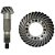 COROA E PINHÃO (11X32 - 222,2 MM - COMPATIVEL COM TRAÇÃO ZF APL350 / AS3050 - BEJOL) NEW HOLLAND 4630 / 5030 / 5630 / 6630 / 7830 / 8030 - 0095253012 / 0095353194 / 0095353192 / 84996784 - Imagem 1