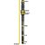 EIXO DA TOMADA DE FORCA POTENCIA TDF TDP (6X21 - 61 CM - EIXO PARA ROLAMENTO 50MM INTERNO - USINAFER) MASSEY FERGUSON 235 / 265 / 275 / 283 / 290 / 291 / 292 / 297 / 298 / 299 - 1660288 - Imagem 2