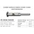 CILINDRO DE DIREÇÃO HIDRÁULICA (HASTE REFORÇADA DE 40MM - EIXO CARRARO 20.43 UP - FORT) - VALTRA BH140 / BH145 / BH160 / BH165 / BH180 / BH185I / BH205I - BM85 / BM100 - 1280R / 1580 / 1780 - 34054800 - Imagem 2