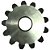 ENGRENAGEM SATELITE DIFERENCIAL TRASEIRO (13Z - DIAM. INTERNO 24MM - KL) VALMET 600 / 60 / 62 / 65 / 68 / 78 / 85 / 88 - BF65 / BF75 - 685 / 785  - 127200 / 3312817 / 581440 - Imagem 10