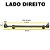 (KIT) PAR BARRA DE DIRECAO GROSSA COMPLETA COM TERMINAL E REGULAGEM (DIREIRA E ESQUERDA - TRA) MASSEY FERGUSON 50X / 55X / 65X / 85X - 235 / 265 / 275 / 283 / 285 / 290 / 292 - 1481380 / 1481381 / 1484764 / 1484765 - Imagem 3