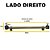 (KIT) PAR TERMINAL BARRA DE DIRECAO (BARRA FINA - LADO ESQUERDO E DIREITO) MASSEY 50X / 55X / 65X - 235 / 265 / 275 - 1481947 / 1481948 - Imagem 3