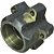 CUBO DE RODA DIANTEIRO COM FURO PASSANTE (6 FUROS - USINIL) TRATOR CBT 2105 - 1000902007 - Imagem 5