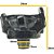 CUBO DIANTEIRO MANGA DE EIXO - CARCAÇA DE ARTICULAÇAO (FRESADA - 4X4 - LADO ESQUERDO - CANAPARTS) NEW HOLLAND 7630 - TL70 / TL80 / TL90 / TL100 - TL75E / TL85E / TL95E (CUBO MAIOR COM DENTES) - TL5.80 / TL5.90 / TL5.100 - CP-0171 - 5171533 - 5171552 - Imagem 2