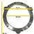 PLACA APOIO DISCO FREIO JOHN DEERE 7185J / 7195J / 7200J / 7205J / 7210J / 7215J / 7225J / 7230J / 7630 / 7715 / 7720 / 7730 / 7815 / 7820 / 7830 / 7920 / 7930 / 7M 200 / 7M 215 / 7M 230 - R240743 - R331779 - R226506 - Imagem 2
