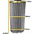 ELEMENTO FILTRANTE (SIMILAR) MASSEY FERGUSON 7140 / 7150 / 7180 - AH5394 - FHP511210A - HR19010AH - 6243806 - 6273806 - Imagem 2