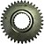 ENGRENAGEM PINHAO DA 4A MARCHA (36Z - CAMBIO DE 8 VELOCIDADES - TC) MASSEY FERGUSON 50X / 55X / 65X / 235 / 265 / 275 - B2090 - 3313851 - 84374900 - 1868010 - Imagem 9
