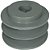 POLIA DUPLA ALTERNADOR DUPLO MOTOR (MWM - 2 CANAIS - TCP) VALTRA 1280 / 1780 - 82610900 - Imagem 1