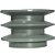 POLIA DUPLA ALTERNADOR DUPLO MOTOR (MWM - 2 CANAIS - TCP) VALTRA 1280 / 1780 - 82610900 - Imagem 5