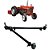 KIT BARRAS DE DIRECAO (SISTEMA TORRINHA) TRATOR MASSEY FERGUSON 50X / 55X / 65X (ANTIGO) - 487363 / 487400 - Imagem 1