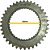 ANEL ESTRIADO DA CAIXA CAMBIO SINCRONIZADA (38X38Z - TC) MASSEY FERGUSON 265 / 275 / 283 / 290 / 292 / 297 / 298 / 299 - 610 / 620 / 630 / 640 / 650 / 660 / 680 - 4265 / 4275 / 4283 / 4290 / 4291 / 4292 / 4297 / 4298 / 4299 - 5275 - B2729 - 1686459 - Imagem 3