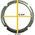 ANEL DE ENCOSTO INTERMEDIARIO TRAVA SATELITE (MALLASCAR) VALMET 68 / 78 / 88 - 223450 - Imagem 2