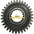 ENGRENAGEM 3A MARCHA VELOCIDADE CAIXA DE CAMBIO (33X17 - TC) - MASSEY FERGUSON 50X / 55X / 65X / 85X / 95X - 235 / 250 / 265 / 275 / 283 / 290 - 4265 / 4275 / 4283 - 86HS RETRO - B2041 / 3312694 / 180415 - Imagem 3
