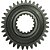 ENGRENAGEM 3A MARCHA VELOCIDADE CAIXA DE CAMBIO (33X17 - TC) - MASSEY FERGUSON 50X / 55X / 65X / 85X / 95X - 235 / 250 / 265 / 275 / 283 / 290 - 4265 / 4275 / 4283 - 86HS RETRO - B2041 / 3312694 / 180415 - Imagem 6