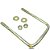 GRAMPO DO PARALAMA TRATOR FORD 5600 / 6600 / 5610 / 6610 / 7610- 5630 / 6630 / 7630 - 83919385 - 388838S36 - Imagem 3