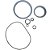 KIT VEDAÇÃO DO MOTOR PICADOR JOHN DEERE CAMECO - REPARO MOTOR CHARLYNN SERIE 10000 - 400431 A1 – 456925 – CASE - 0330008611 - Imagem 1