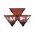 EMBLEMA DA GRADE FRONTAL MF MASSEY FERGUSON 50X / 55X / 65X / 85X / 95X - 3147552 - Imagem 1