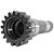 EIXO PILOTO DA TOMADA DE FORCA (17X25Z - 217mm - 6 E 8 VELOCIDADES - NOR) - MASSEY FERGUSON 50X / 55X / 65X / 85X - 235 / 265 / 275 / 283 - 1868530 / 3313901 / 3313899 - Imagem 3
