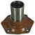 CUBO FLANGE DE ACOPLAMENTO DA TDP DE FORÇA (TCI) - MASSEY FERGUSON 55X / 65X / 85X / 95X - 235 / 250 / 265 / 275 / 283 / 290 / 292 / 296 - 1860890 / 3313954R / 1860876 - Imagem 11