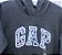 Moletom Casaco Blusa GAP Feminino Cinza Escuro logo Flor - Imagem 2