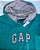 Gap moletom, Blusa, Casaco Feminino Blue logo Listrado Original - Imagem 2