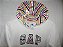 Gap moletom, Blusa, Casaco Feminino Cream logo Tricolor Original - Imagem 2