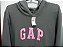 Gap moletom, Blusa, Casaco Cinza logo Xadrez Original GG - Imagem 2