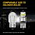 Kit Led Drl Pingão T20 7443 Lanterna Diurna Super Branca - Imagem 10