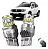 Kit Led Drl Pingão T20 7443 Lanterna Diurna Super Branca - Imagem 6