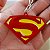 Chaveiro Superman Escudo Metal - Imagem 6