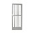 PORTA DE ALUMINIO 210 X 80 PALITO - Imagem 1