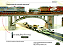 Ponte de Concreto Reta 60 cm Ferromodelismo HO - Imagem 2