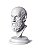 Hipócrates | Escultura | Busto | Pai da medicina | decoração, busto, arte original, presente, consultório médico | Escultor André Waiga - Imagem 3