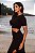 Vestido Longo Allure Strong Manga Curta Lateral - Imagem 2