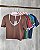 Blusa Manga Curta Stella Maris Bicolor - Imagem 1