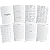 MIOLO DE AGENDA 2027 - MODELO CLÁSSICO + PAPELÃO CINZA- 350 PÁGINAS - OFFSET 75G. PB - Embalagem 05 unidades - Imagem 3