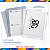 MIOLO DE AGENDA 2027 - MODELO DESIGN + PAPELÃO CINZA- 350 PÁGINAS - OFFSET 75G. PB - Embalagem 05 unidades - Imagem 2