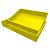 Caixa Organizadora Easy Box Camisa Amarelo Plástica com Tampa 400 x 275 x 60 mm Polionda Nova Onda Polibras Ref: 024806 - Imagem 1