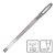 Caneta Gel Signo Prata Metálica 0.7 mm Noble Metal Uni-ball Ref: UM-120NM - Imagem 1
