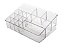Organizador de Pincéis, Cosméticos e Acessórios Acrílico Cristal 8 x 22 cm Decor-Útil Ref: 330 - Imagem 1