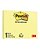 Bloco Adesivo 3M Post-it Notas Adesivas 657 76 X 102mm Amarelo Canário 1 Bloco (100 Folhas) Ref: HB004088132 - Imagem 1