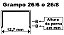 Grampo 26/6 ACC 1000 Unidades Galvanizado Ref: 9.24.13.21-2 - Imagem 2