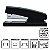 Grampeador ACC ACC-18 Preto Plástico 12,8cm 26/6 Ou 24/6 Até 20 Folhas Ref: 9.76.18.07-9 - Imagem 1