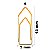 Clipes  nº 5 ACC Mini Dourado 100 Unidades Ref: 9.13.41.23-3 - Imagem 2