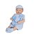 Brinquedo Boneca Reborn Pesadinho Menino Coleção Ninos Cotiplás Ref: 2181 - Imagem 2