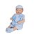 Brinquedo Boneca Reborn Pesadinho Menino Coleção Ninos Cotiplás Ref: 2181 - Imagem 2