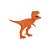 Brinquedo Dino World T-Rex Laranja Cotiplás Ref: 2223 - Imagem 2