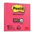Bloco Adesivo 3M Post-it Notas Adesivas 654 76 X 76mm Rosa Poppy 1 Bloco (90 Folhas) Ref: HB004650204 - Imagem 1